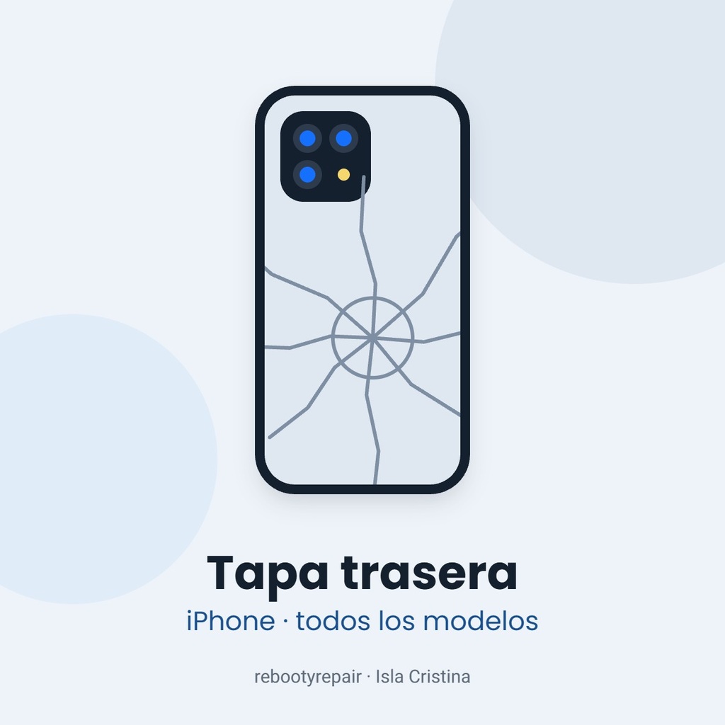 Cambio de tapa trasera iPhone (iPhone 17 Pro Max)